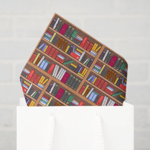 Papier de soie Livres, papier découpé de lecteur