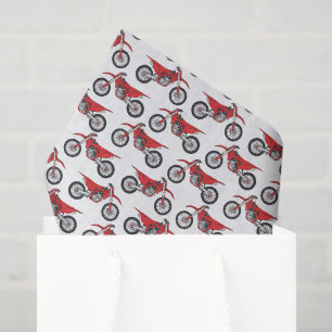 Papier de soie Motocross, Papier découpé moto cros