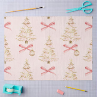 Papier de soie or rose