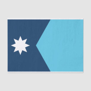 Papier de soie patriotique avec drapeau du Minneso