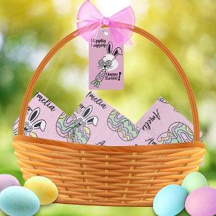 Papier de soie personnalisé Rétro Groovy Easter