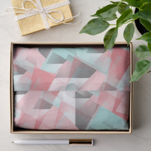 Papier de soie pour boîte-cadeau géométrique moder