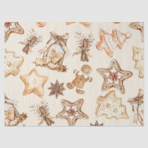 Papier de soie pour gâteaux de Noël