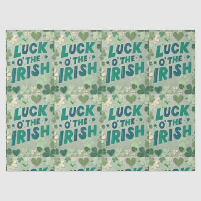 papier de soie pour la Saint-Patrick  (Recto)