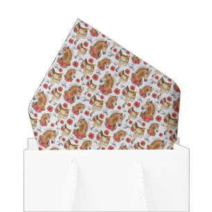 Papier de soie pour Noël Cowgirl