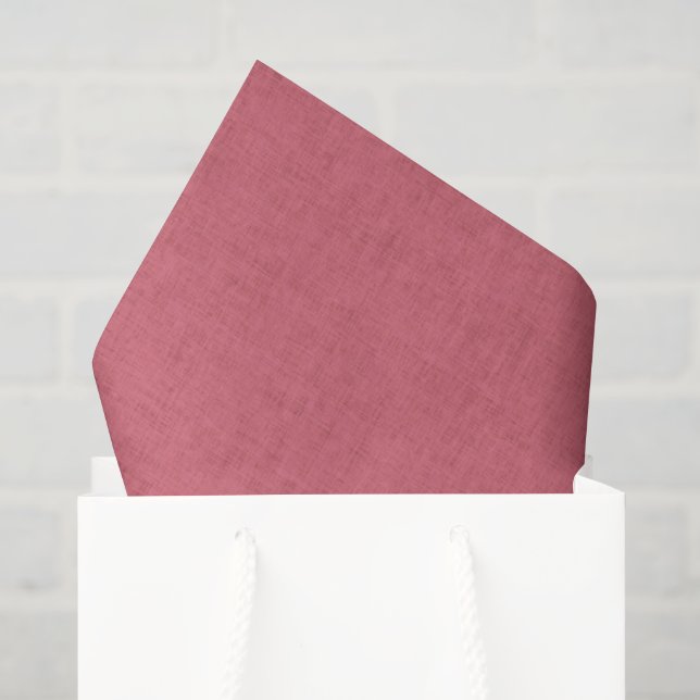Papier de soie texturé rose profond (Sac cadeau)