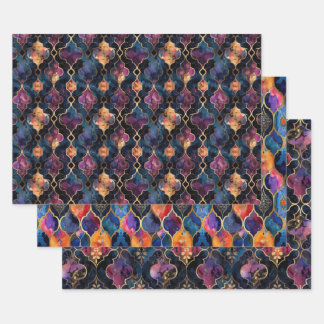 PAPIER DÉCORATIF DE DÉCOUPAGE GÉOMÉTRIQUE EXOTIQUE