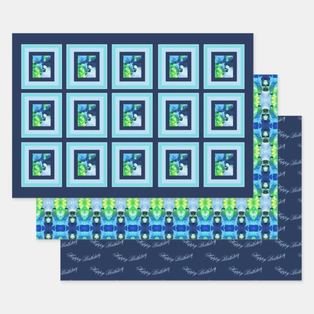 Papier décoratif Feuilles de papier à envelopper (Lot)