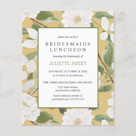 Papier Déjeuner d'femmes d'enfants | Fleurs blanches feui