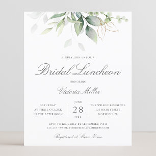 Papier Déjeuner nuptial Eucalyptus Budget