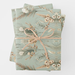 Papier d'emballage Bohemian Bouquet