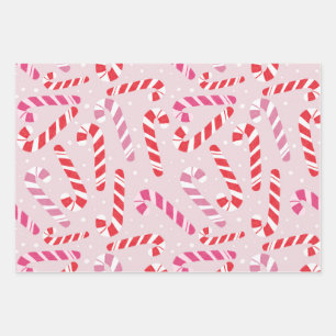 Papier d'emballage Bonbon rose