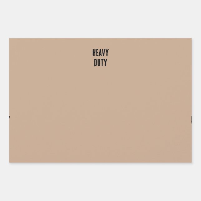 papier d'emballage brun lourd (Devant)