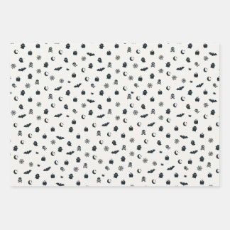 Papier d'emballage cadeau amusant sur le thème d'H