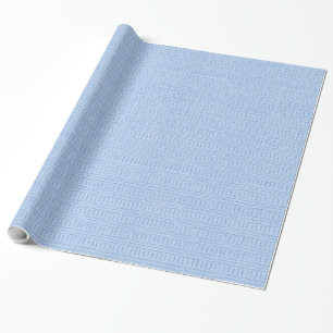 Papier d'emballage cadeau de bleus layette