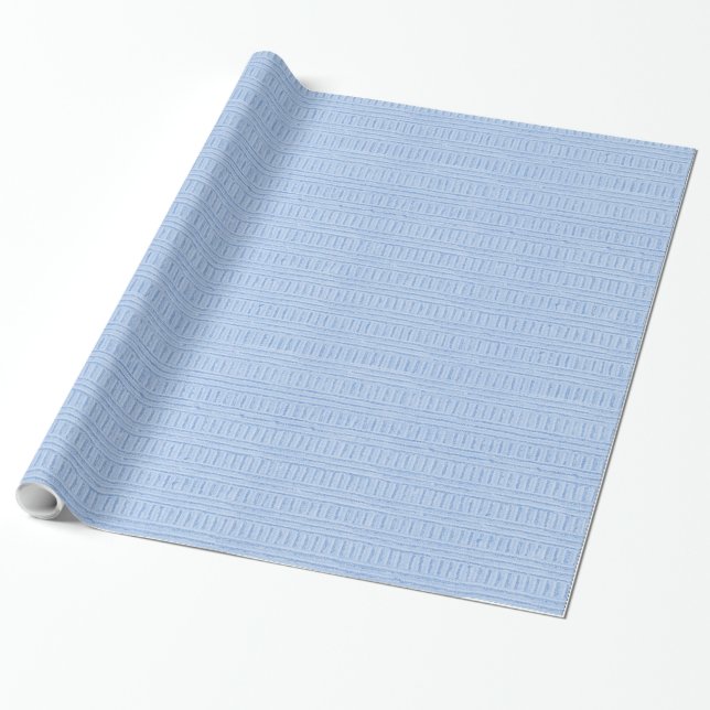 Papier d'emballage cadeau de bleus layette (Déroulé)