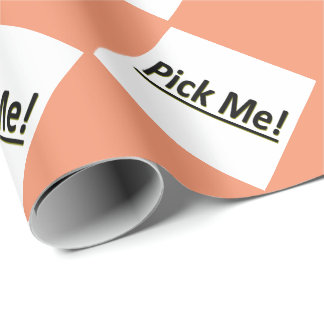 Papier d'emballage cadeau de mandarine