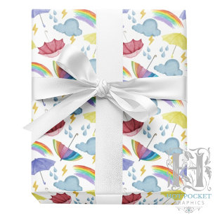 Papier d'emballage cadeau Temps orageux