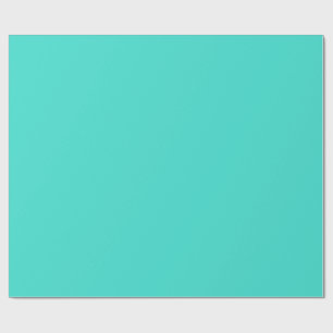 Papier d'emballage cadeau turquoise élégant pour o