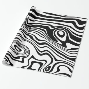 Papier d'emballage cadeau Vagues de couleurs perso