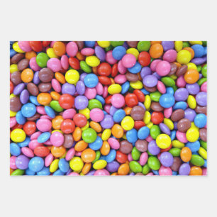Papier d'emballage couleur bonbon