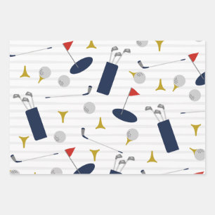 Papier d'emballage Cute Golf