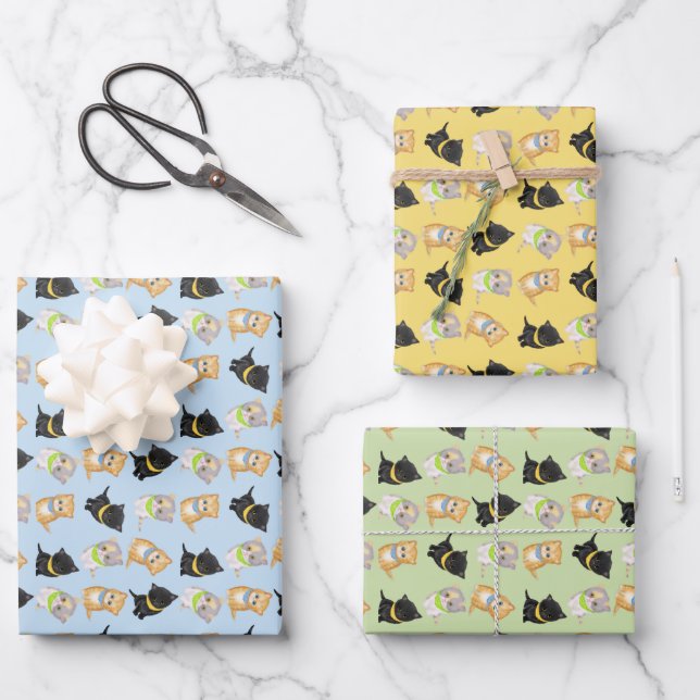 Papier d'emballage Cute kittens (Recto)