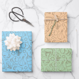 Papier d'emballage de boxe, emballage cadeau de co