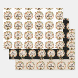 Papier d'emballage de cadeau d'Eid EID Mubarak Pap