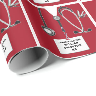 Papier d'emballage de cadeau médical