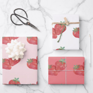 Papier d'emballage de fraises