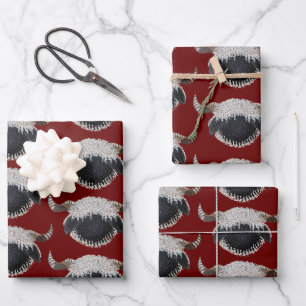 Papier d'emballage de Noël Valais Blreconnaît