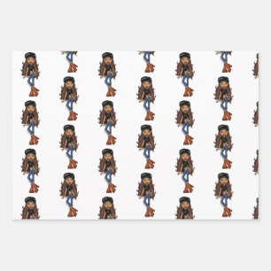 Papier d'emballage de tenue Sasha Bratz x Dolls Ki