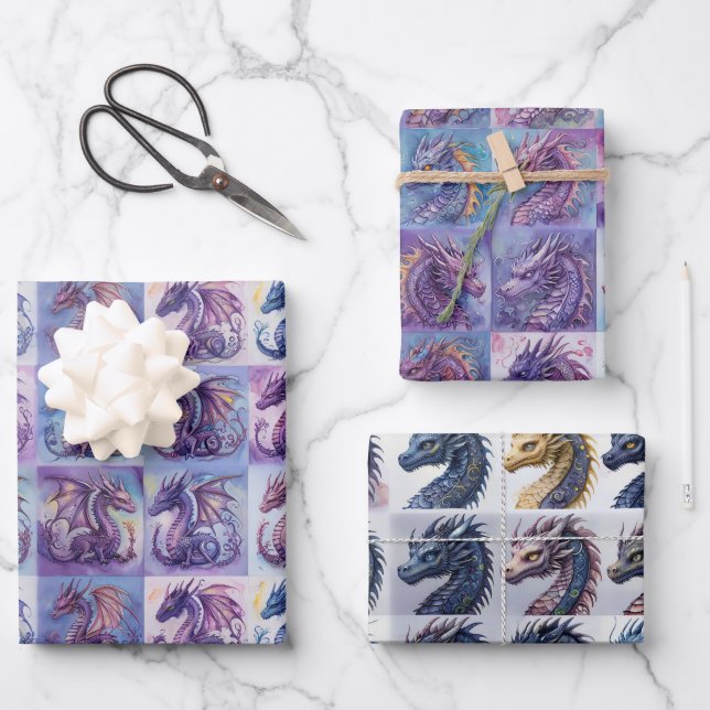 Papier d'emballage Dragon Pack (Recto)