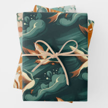 Papier d'emballage du milieu du siècle