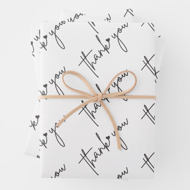 Papier d'emballage élégant pour cadeaux (En situation)