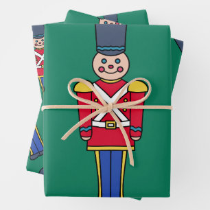 Papier d'emballage Festif de Soldats de Jouet de N