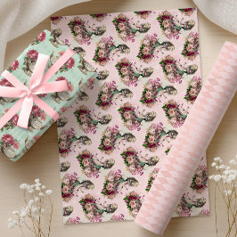 Papier d'emballage Feuille de thé Alice au pays de