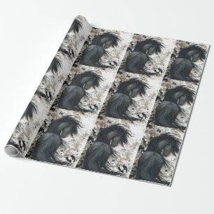 Papier d'emballage frison d'enveloppe de cadeau de
