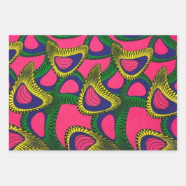 Papier d'emballage imprimé africain