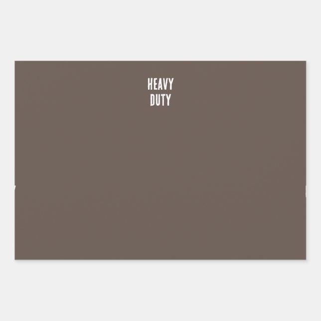 papier d'emballage lourd brun foncé (Devant)