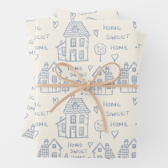 Papier d'emballage maison doux (En situation)