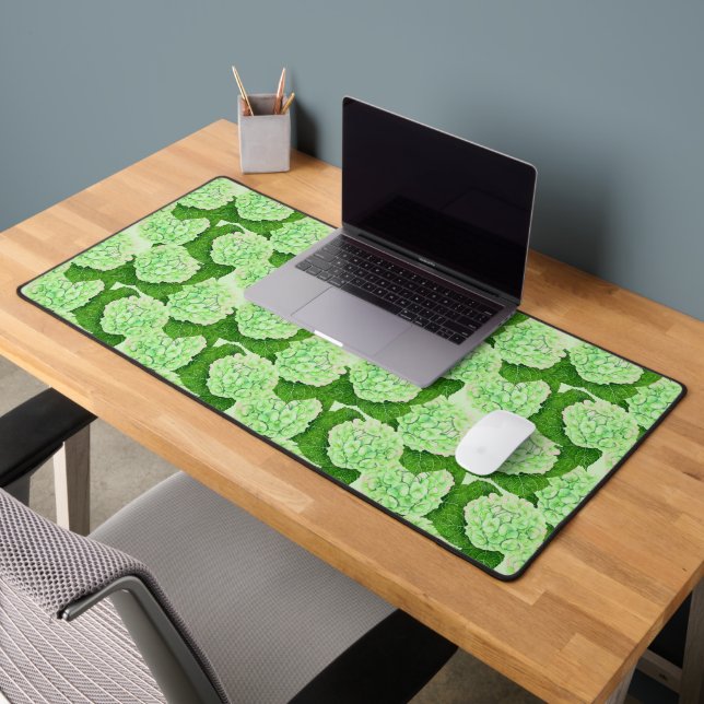Papier d'emballage motif d'aquarelle Hydrangea (Bureau 2)