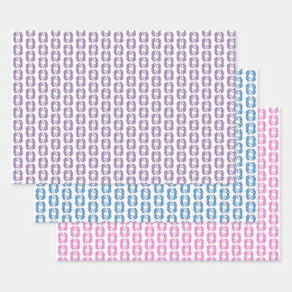 Papier d'emballage paires de guépards