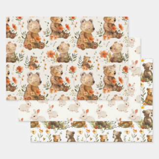 Papier d'emballage pépinière de couleurs Patel