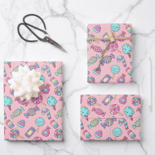 Papier d'emballage pour bonbons, papier cadeau pou