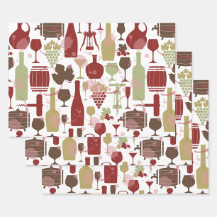 Papier d'emballage pour bouteilles de vin Feuille