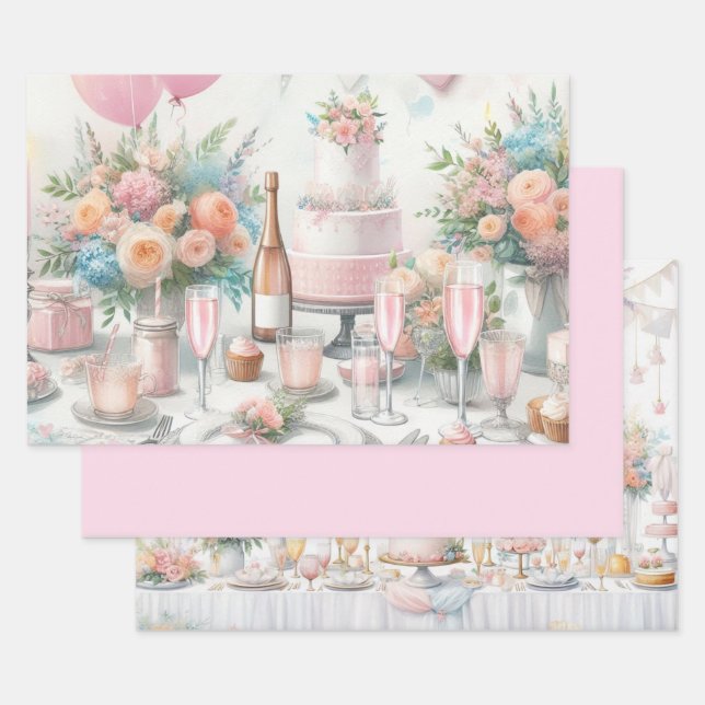 Papier d'emballage pour enterrement de vie de jeun (Lot)