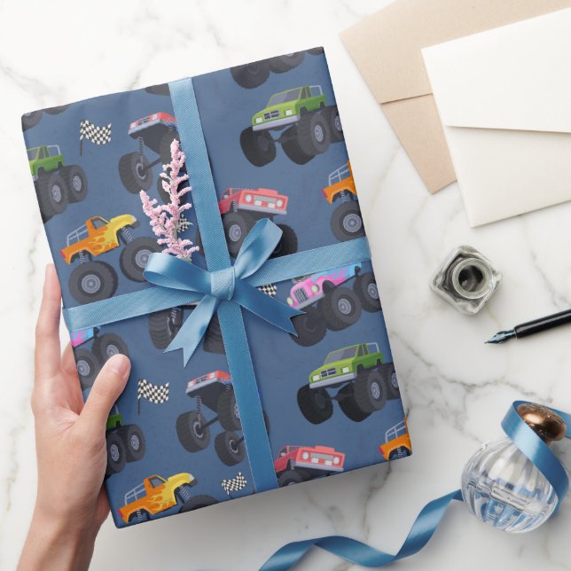 Papier d'emballage pour Monster Truck, Cadeau d'an (Cadeaux)