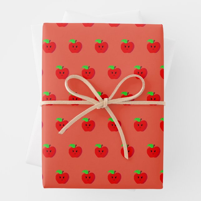 Papier d'emballage Red Appel (En situation)